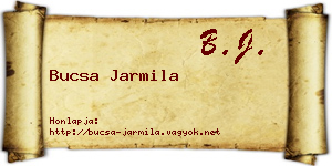 Bucsa Jarmila névjegykártya